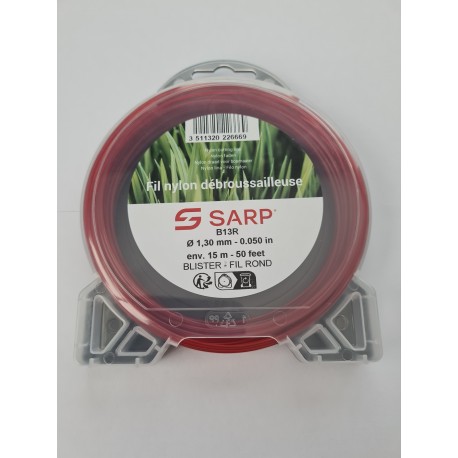 NYLON NITKA 1,3 x 15 mm BLISTER ex NYL30